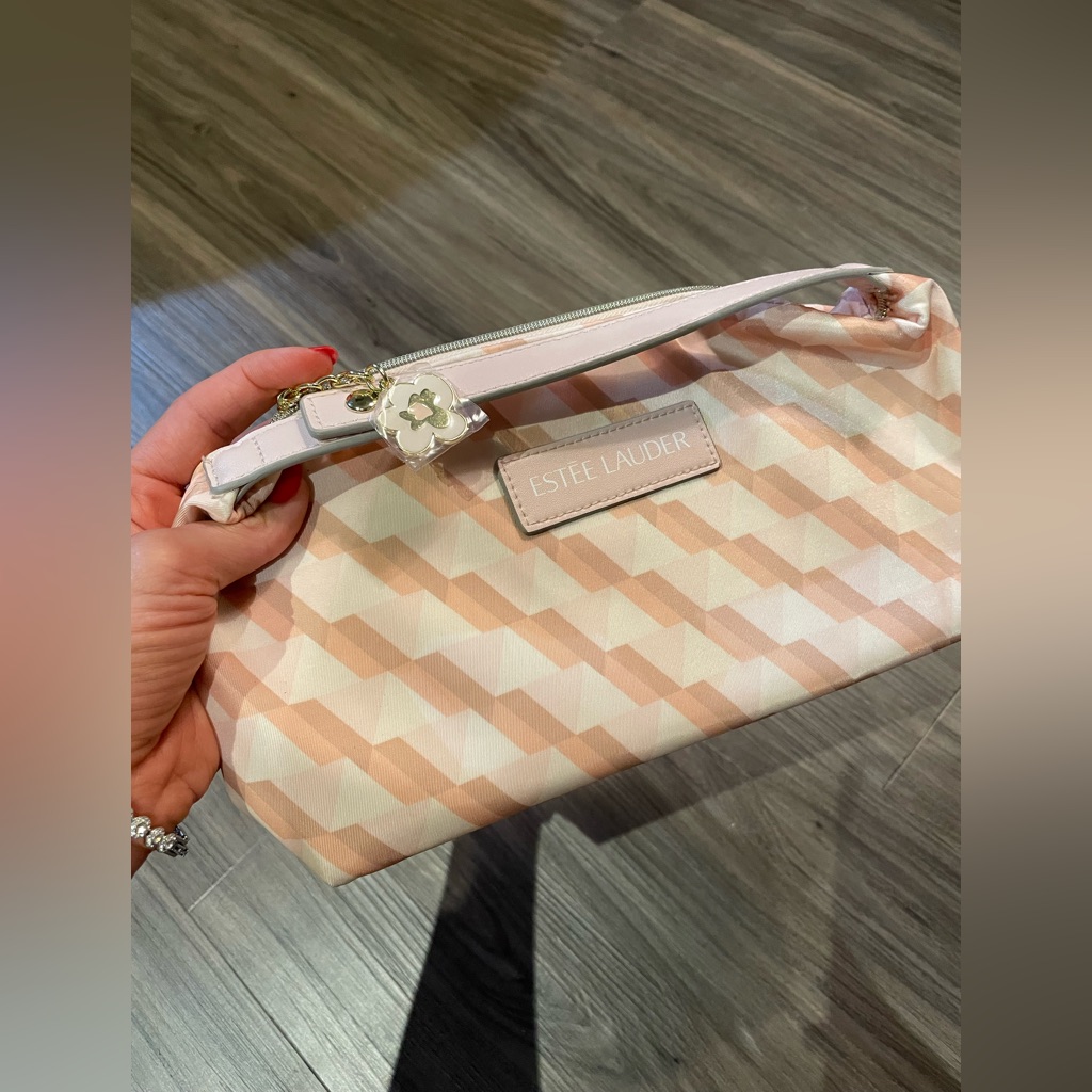 Brand New Never Use Este Lauder Makeup Bag With Handles